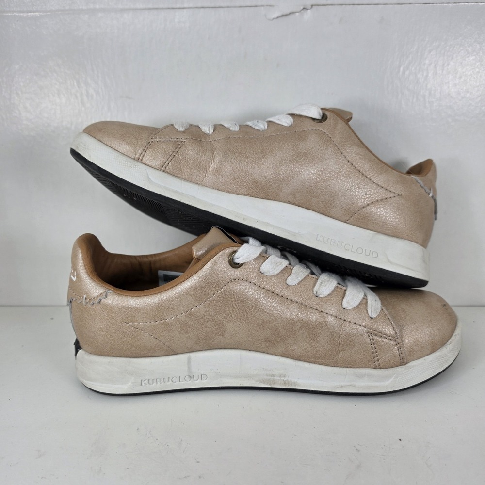 Kuru Roam Classic Court Womens Size 6 Beige Bronze Athletic Shoes Sneakers - Picture 5 of 8